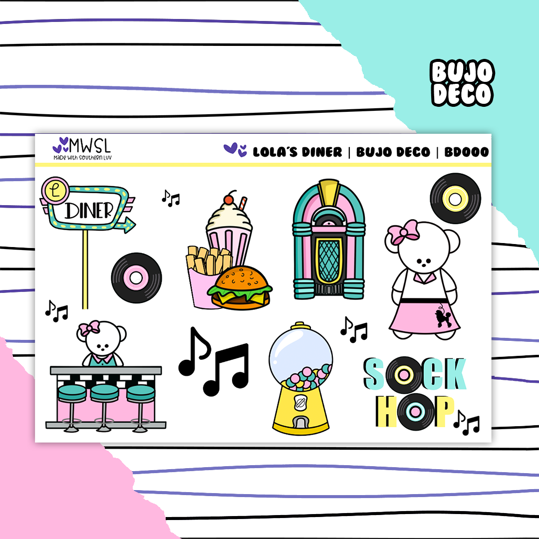 BD000 | LOLA'S DINER BUJO DECO