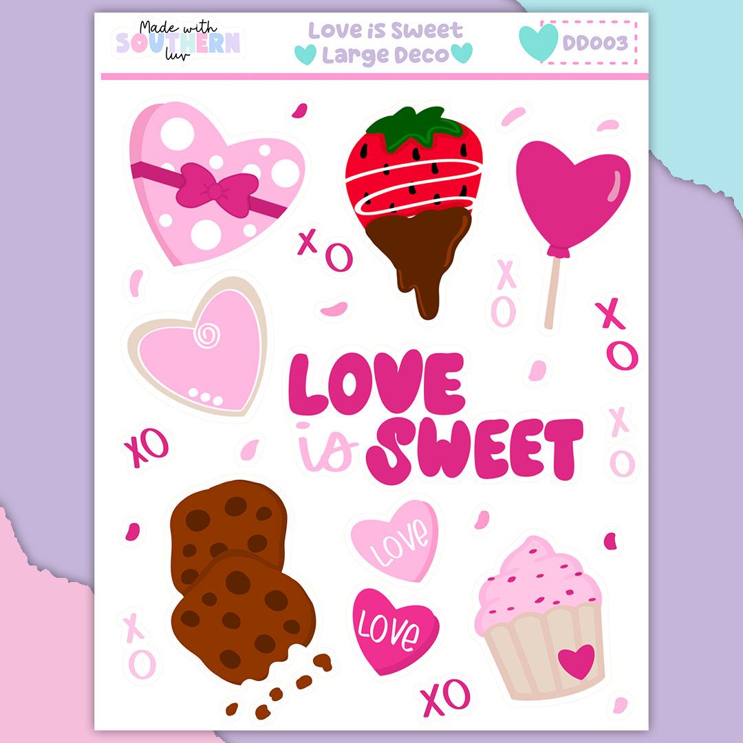 DD003 | LOVE IS SWEET LARGE DECO