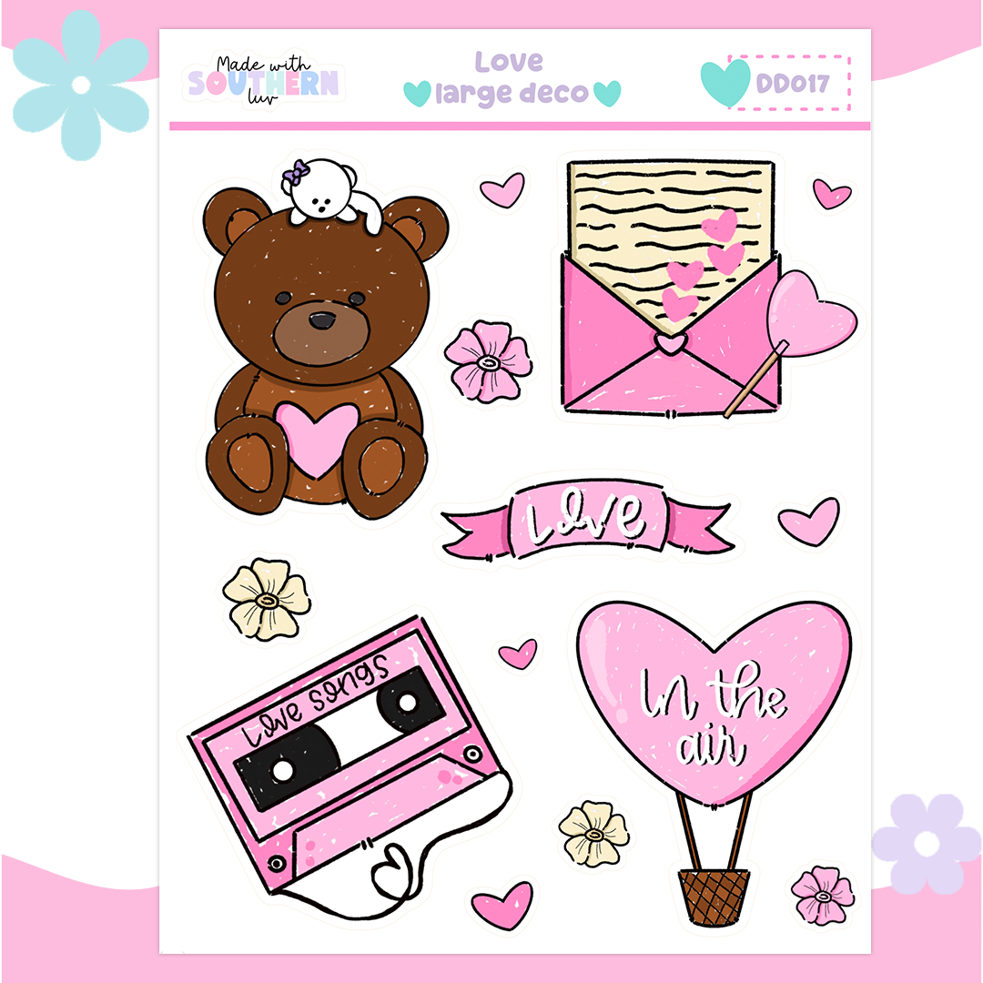 DD017 | LOVE | LARGE DECO