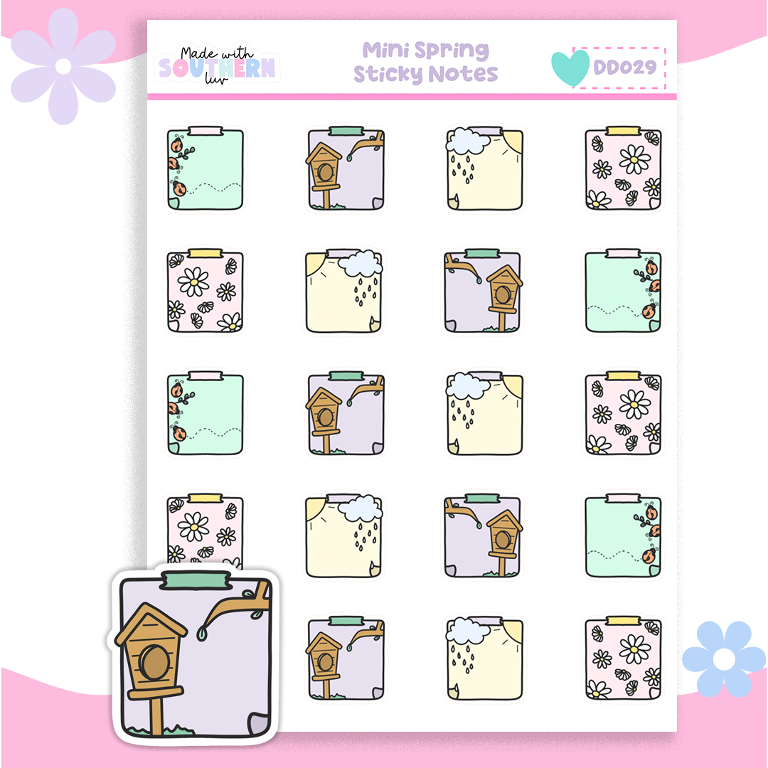 DD029 | MINI SPRING STICKY NOTES