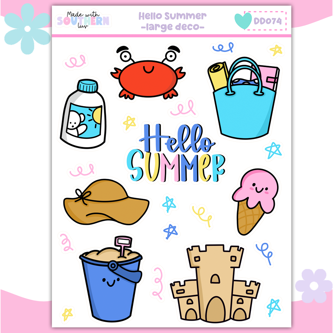 DDO74 | HELLO SUMMER - LARGE DECO