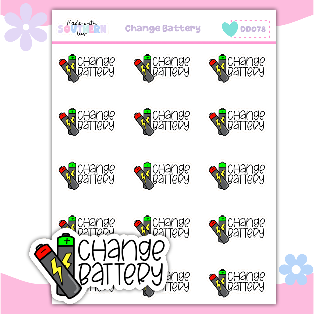 DD078 | CHANGE BATTERY