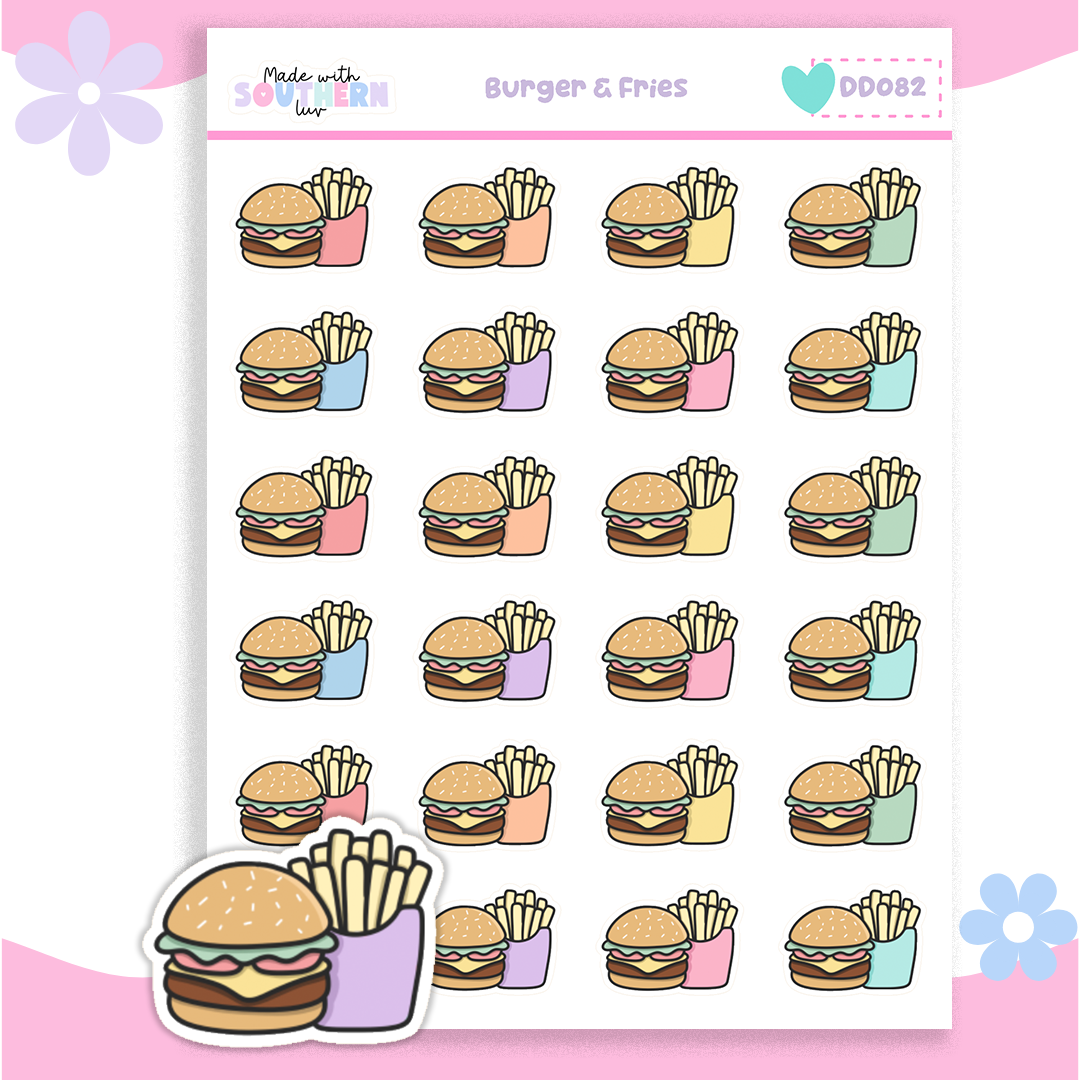 DD082 | BURGER & FRIES