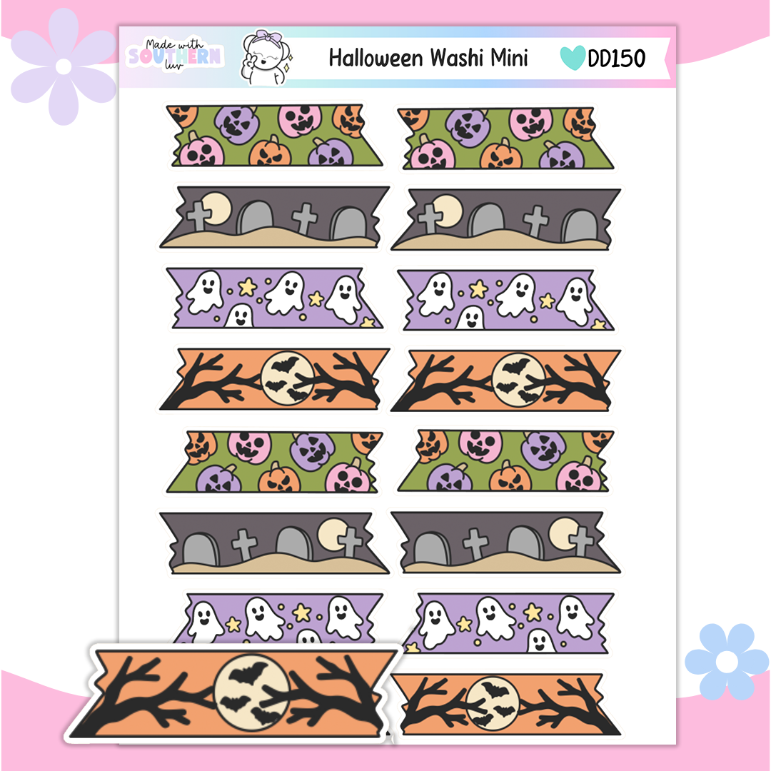 DD150 | HALLOWEEN WASHI MINI