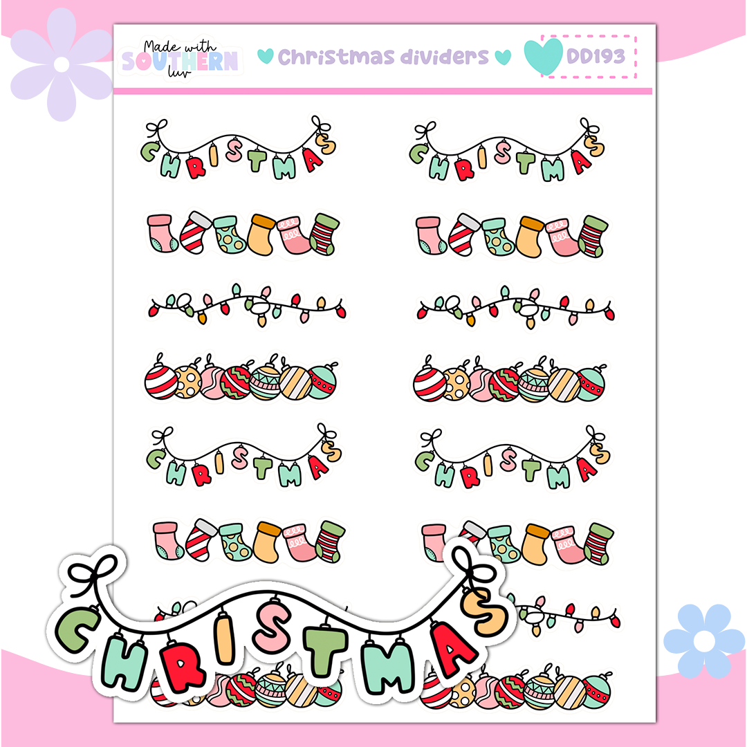DD193 | CHRISTMAS DIVIDERS