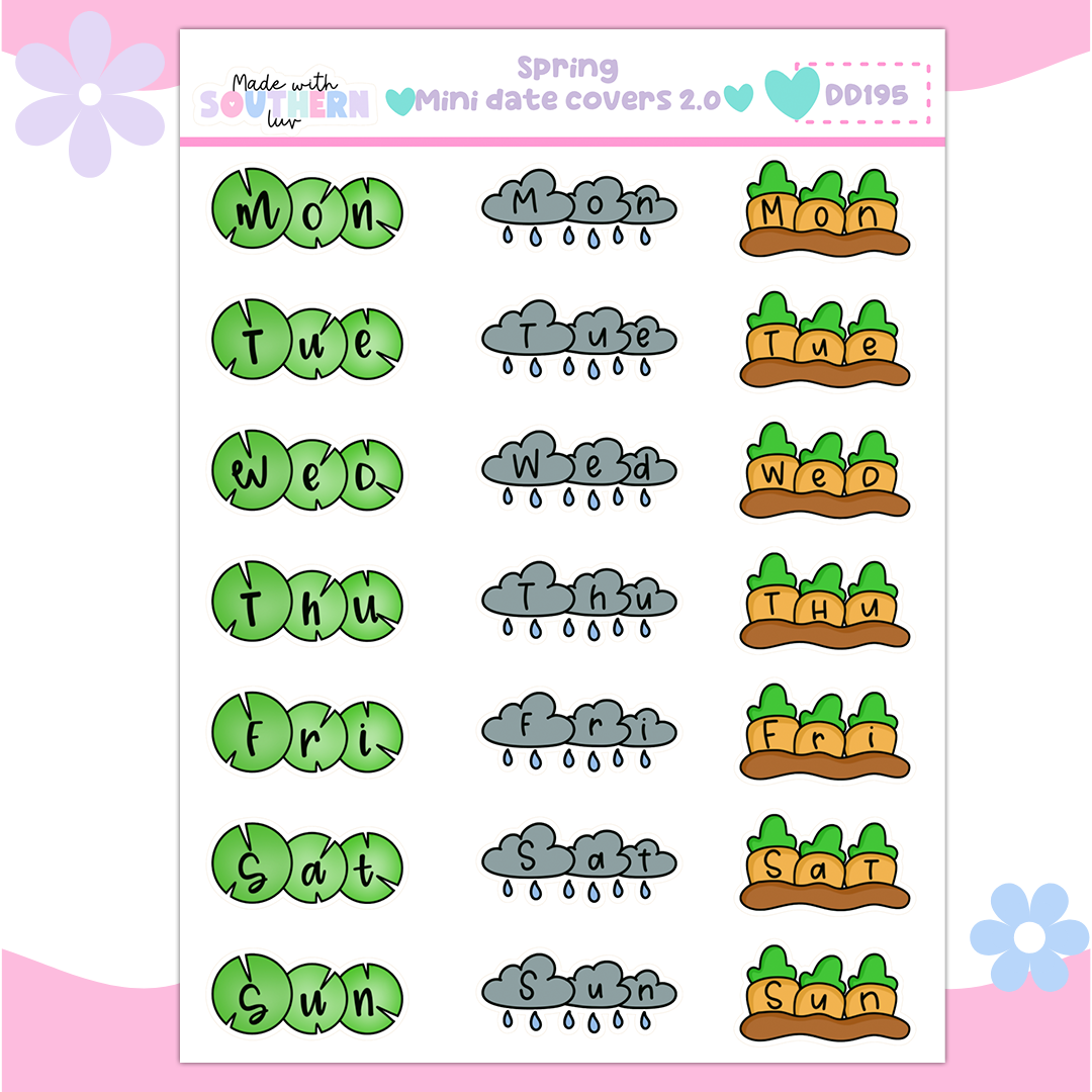 DD195 | MINI SPRING DATE COVERS