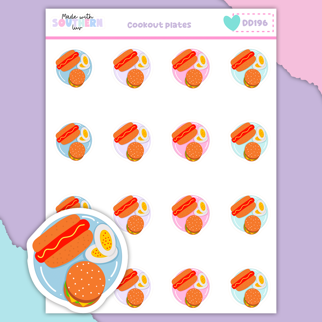 DD196 | COOKOUT PLATES