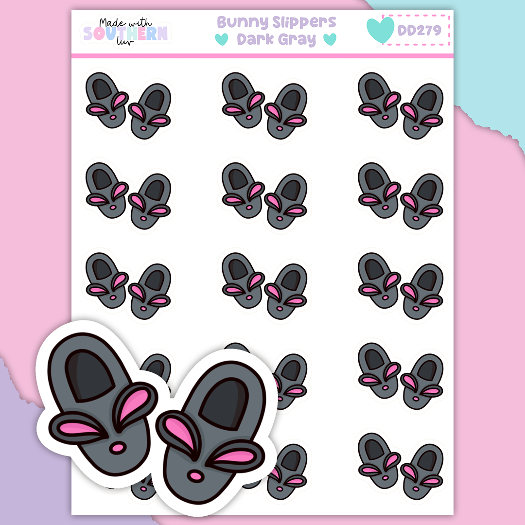 DD279 | BUNNY SLIPPER - DARK GRAY