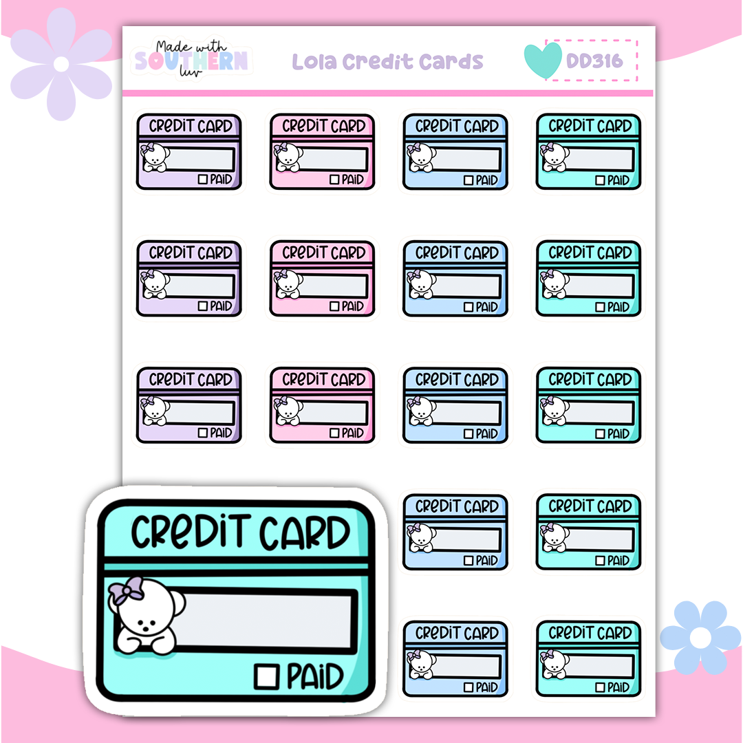 DD316 | LOLA CREDIT CARD