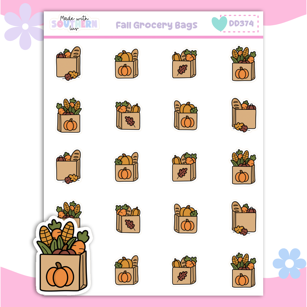 DD374 | FALL GROCERY BAGS