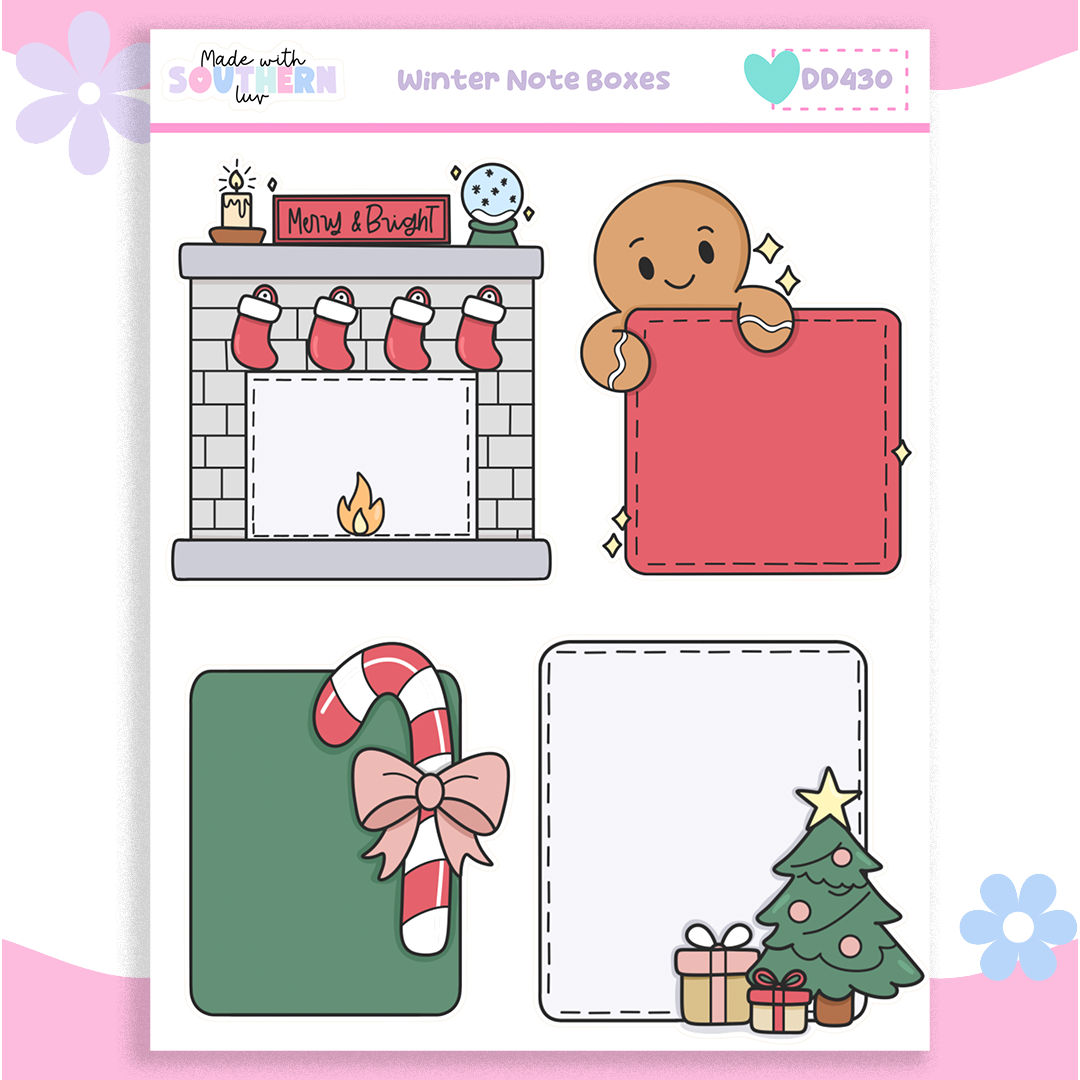 DD430 | CHRISTMAS NOTE BOXES