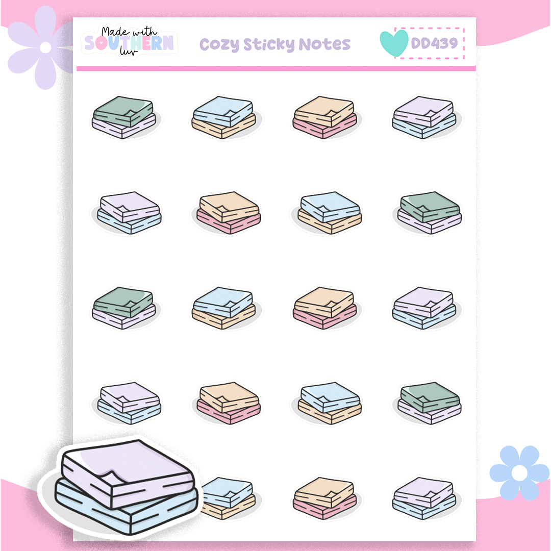 DD439 | COZY STICKY NOTES