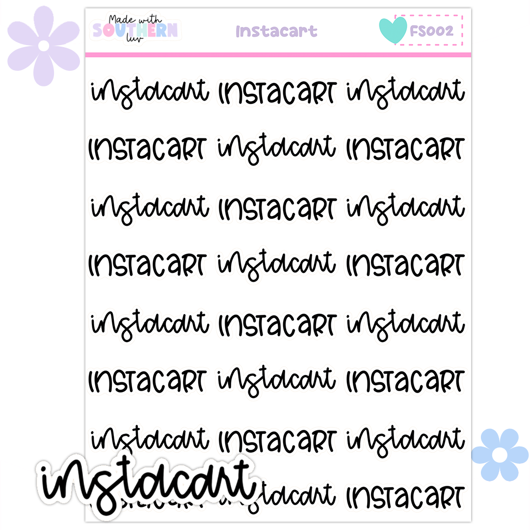 FS002 INSTACART FUNCTIONAL SCRIPT MadeWithSouthernLuv