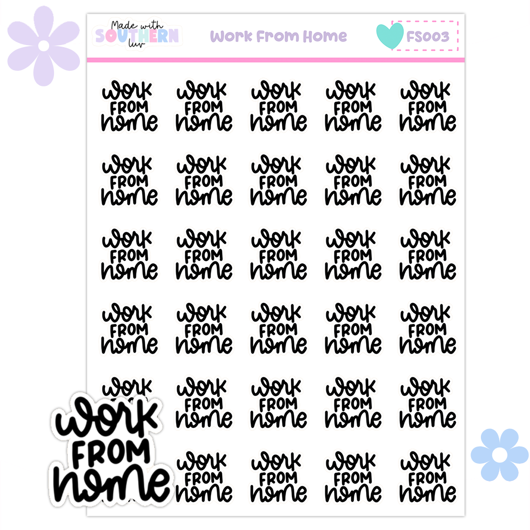FS003 | WORK FROM HOME - FUNCTIONAL SCRIPT