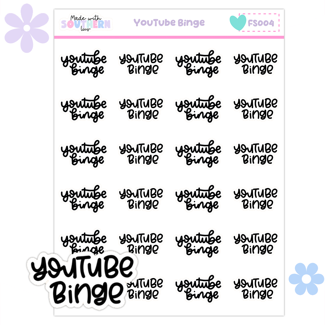 FS004 | YOUTUBE BINGE - FUNCTIONAL SCRIPT