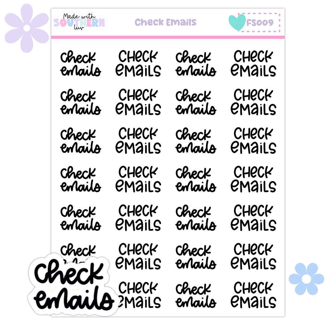 FS009 | CHECK EMAILS - FUNCTIONAL SCRIPT