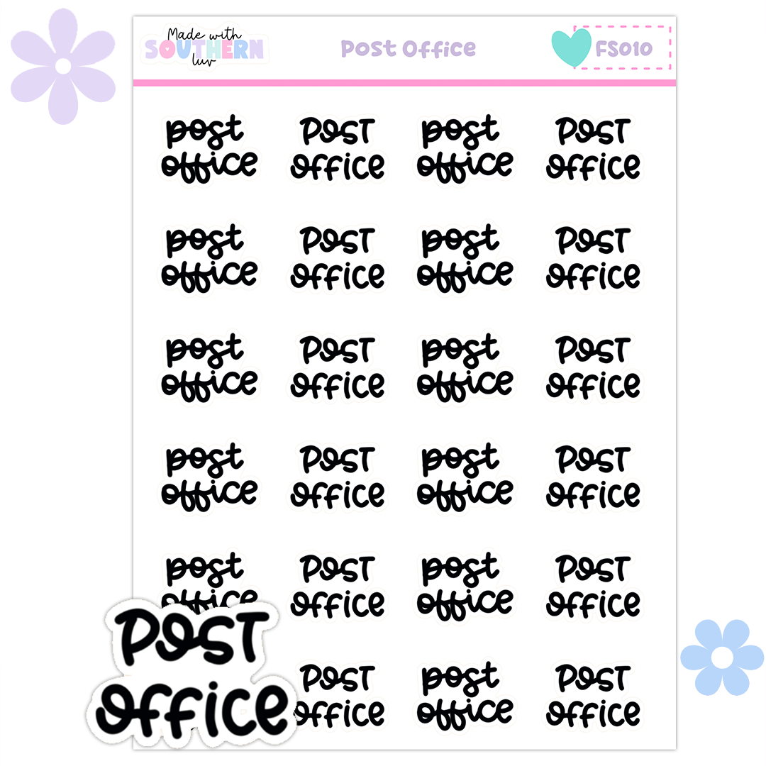 FS010 | POST OFFICE - FUNCTIONAL SCRIPT