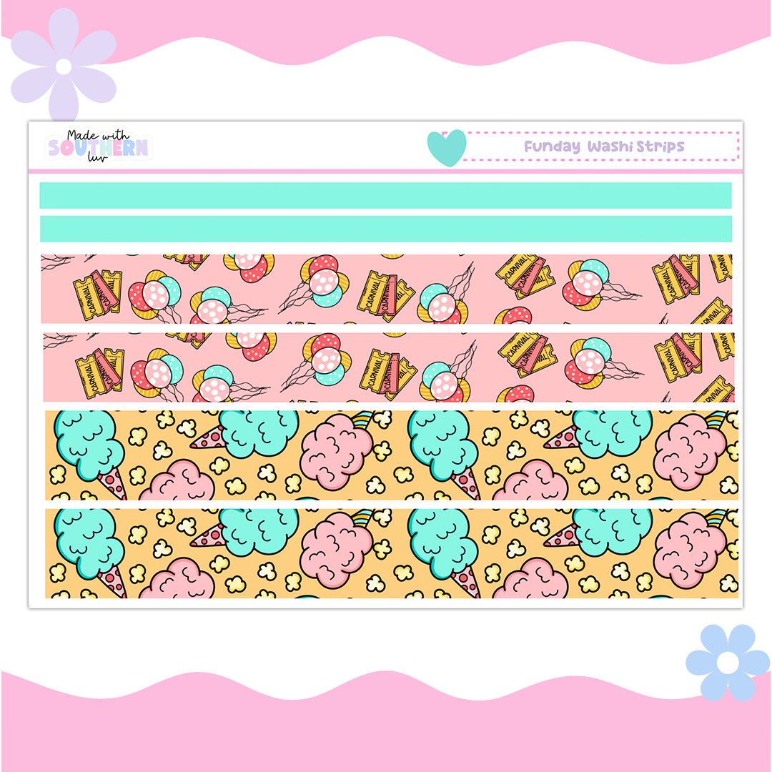 FUNDAY WASHI STRIPS