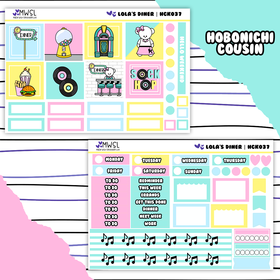 HCK037 | LOLA'S DINER HOBONICHI COUSIN KIT