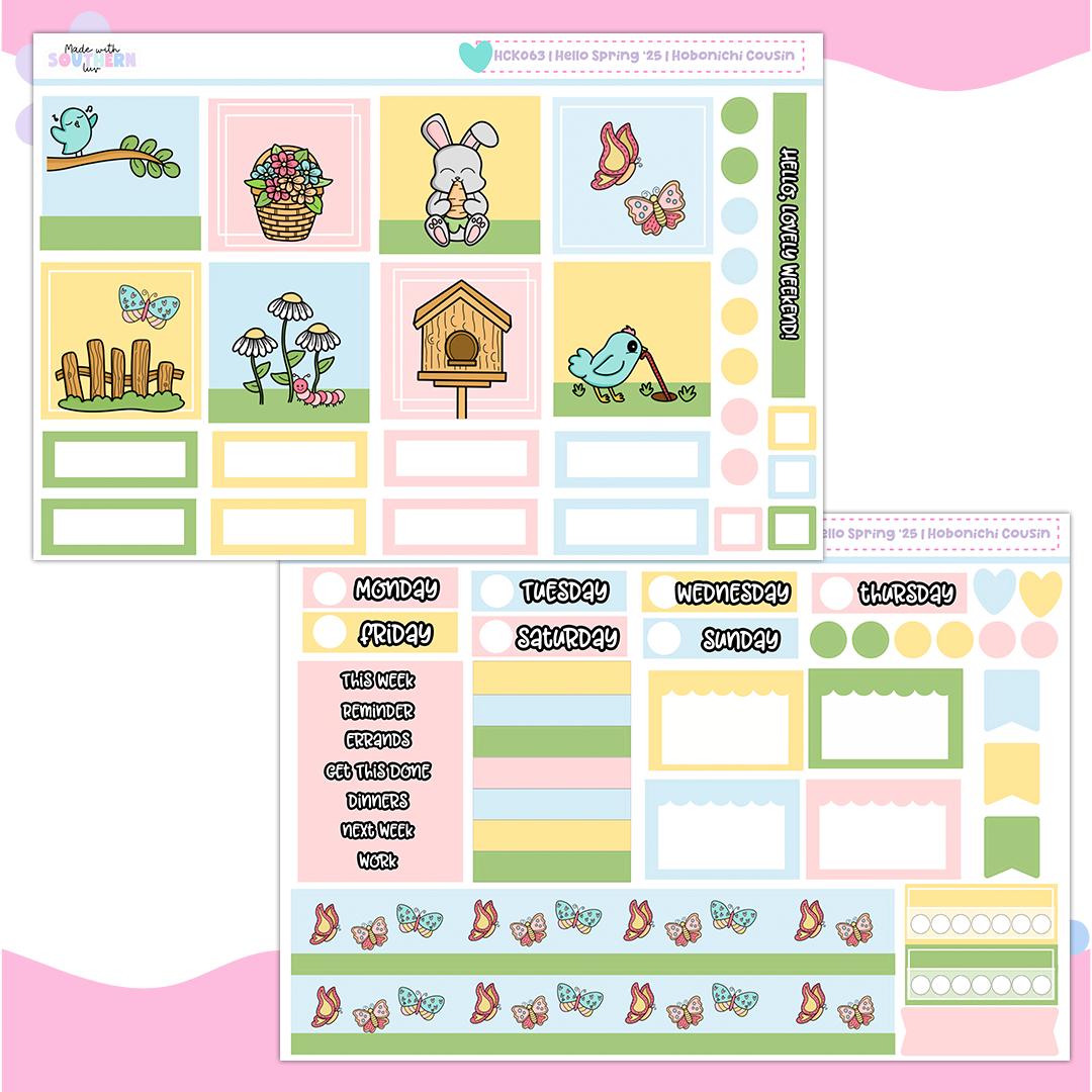 HCK063 | HELLO SPRING '25 | HOBONICHI COUSIN