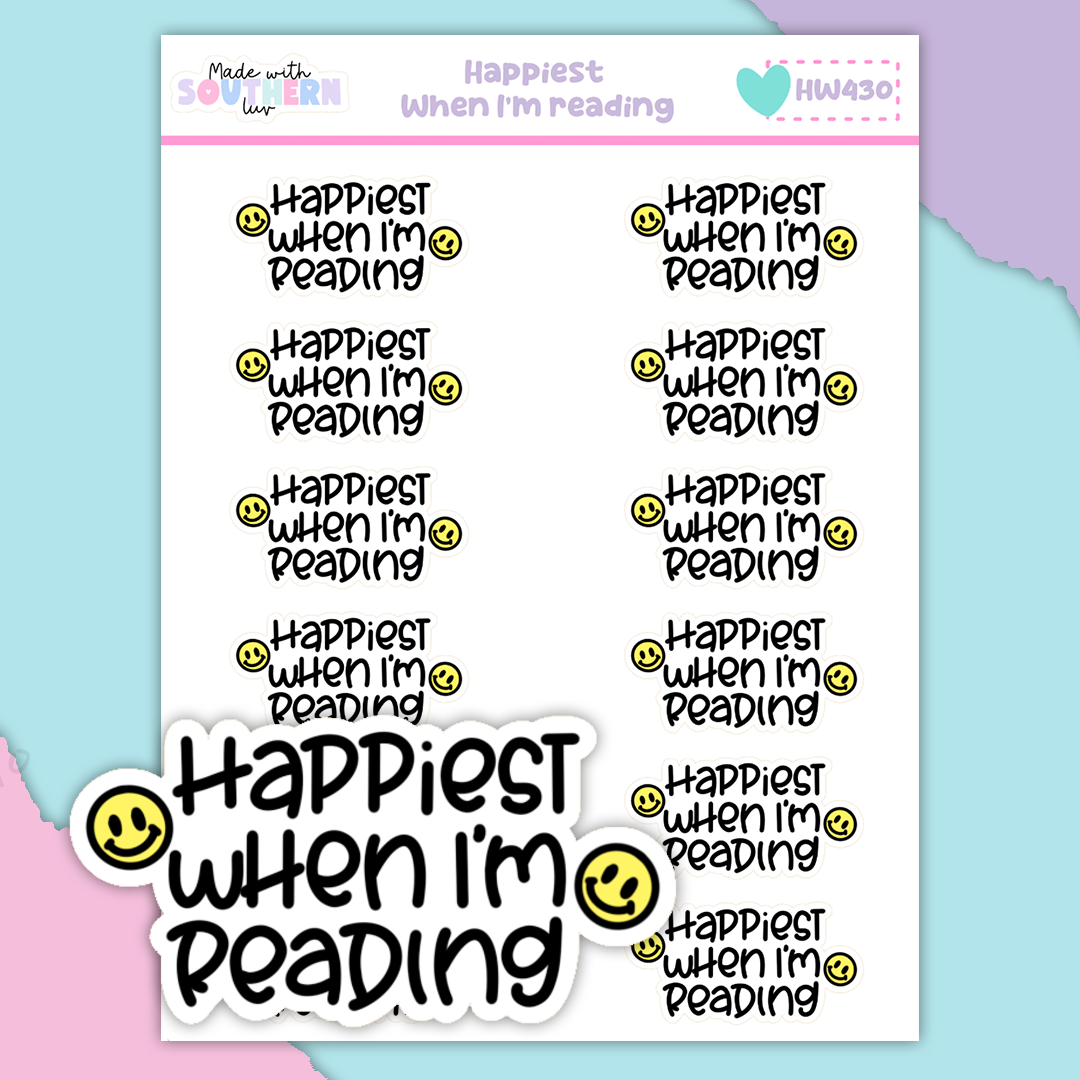 HW430 | HAPPIEST WHEN I'M READING