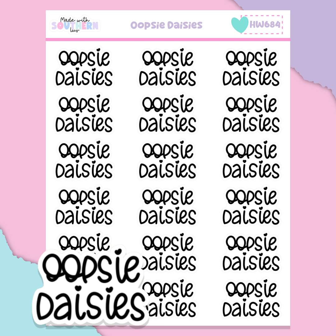 HW684 | OOPSIE DAISIES
