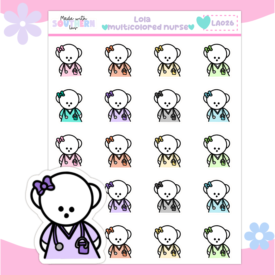 LA026 | LOLA | NURSE | MULTICOLORED