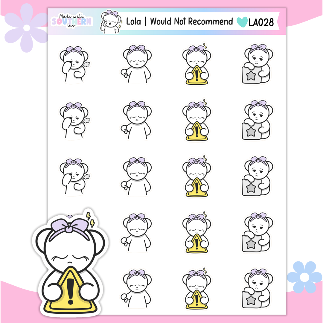 LA028 | LOLA | WOULD NOT RECOMMEND