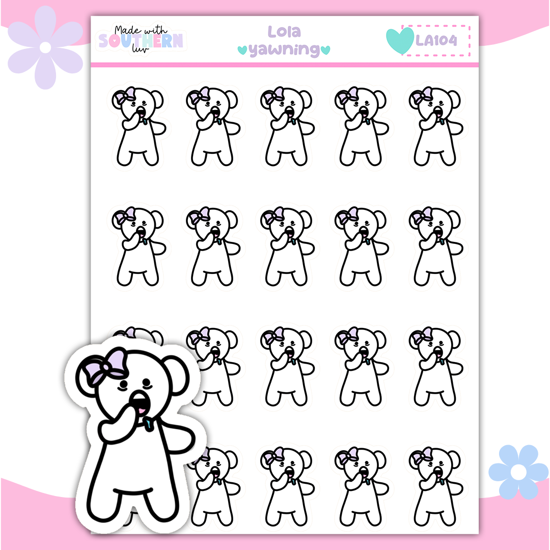 LA104 | LOLA YAWNING