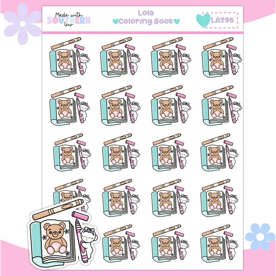 LA295 | LOLA | COLORING BOOK