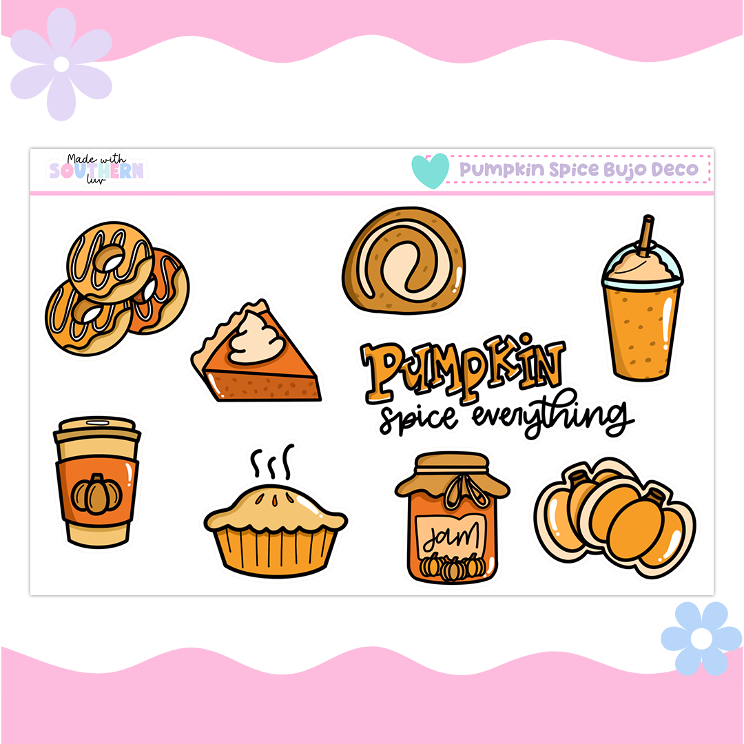 PUMPKIN SPICE BUJO DECO