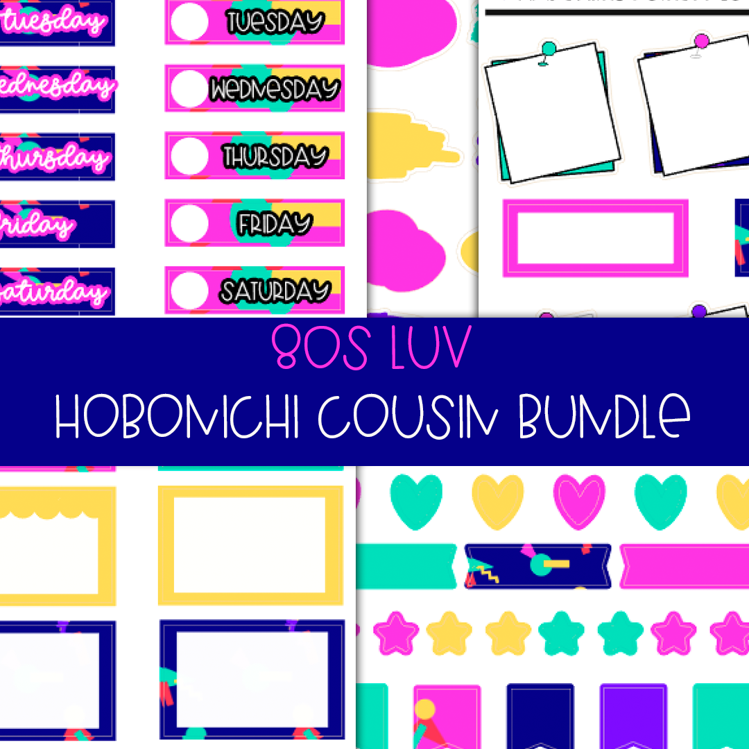 80s LUV - HOBONICHI COUSIN BUNDLE