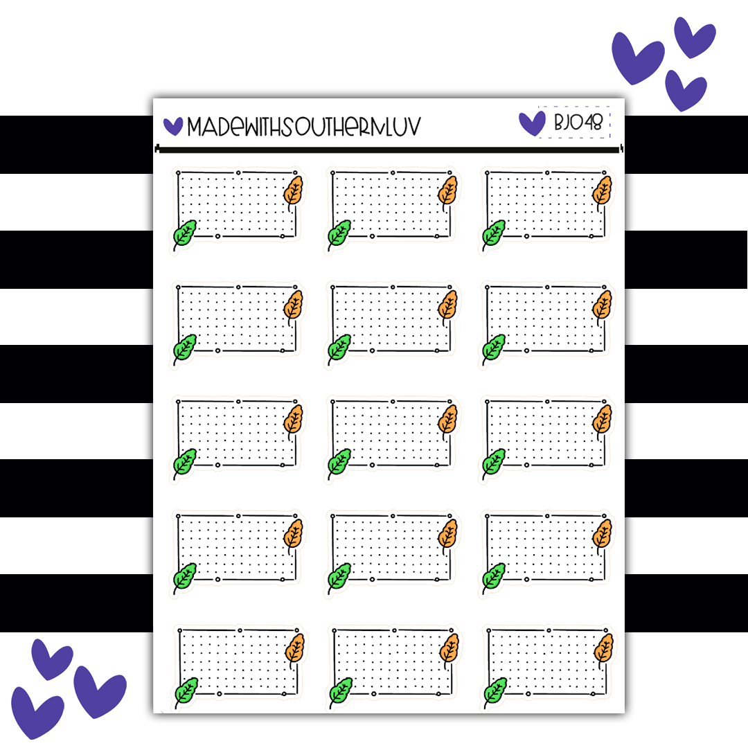 BJ048 | LEAF DOT GRID