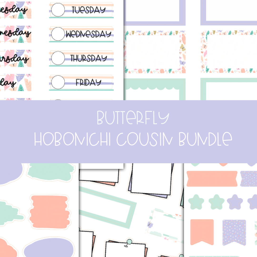 BUTTERFLY - HOBONICHI COUSIN BUNDLE