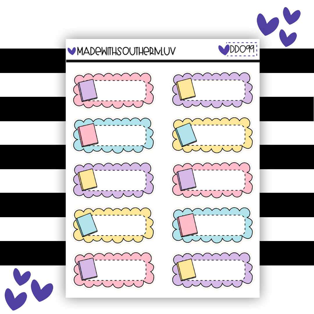 DD099 | BOOK SCALLOPED BOXES