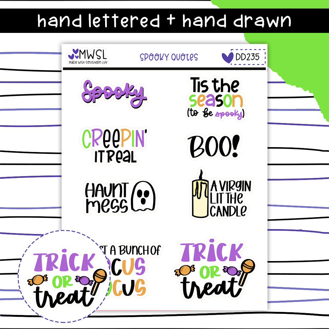 DD235 | SPOOKY QUOTES