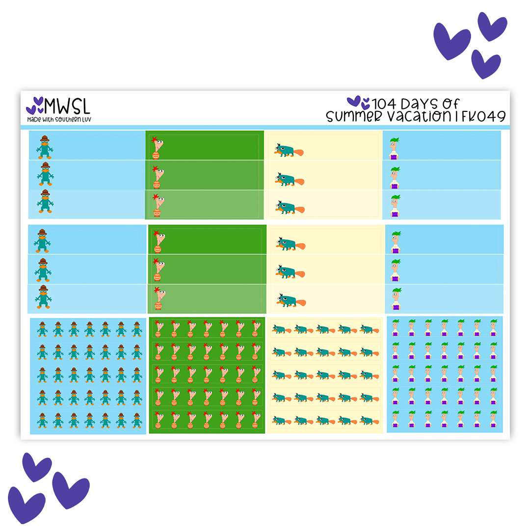 FK049 | 104 DAYS OF SUMMER VACATION