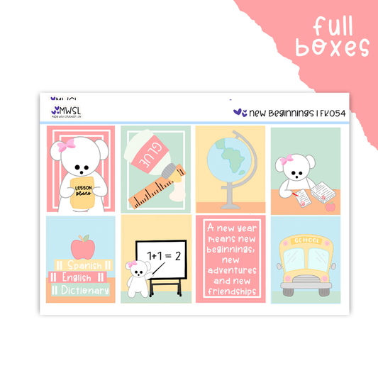 FK054 | NEW BEGINNINGS FULL KIT