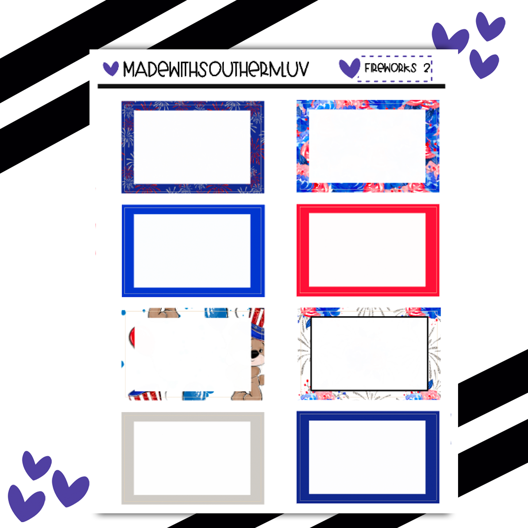 FIreworks - FUNCTIONAL HOBONICHI COUSIN BUNDLE
