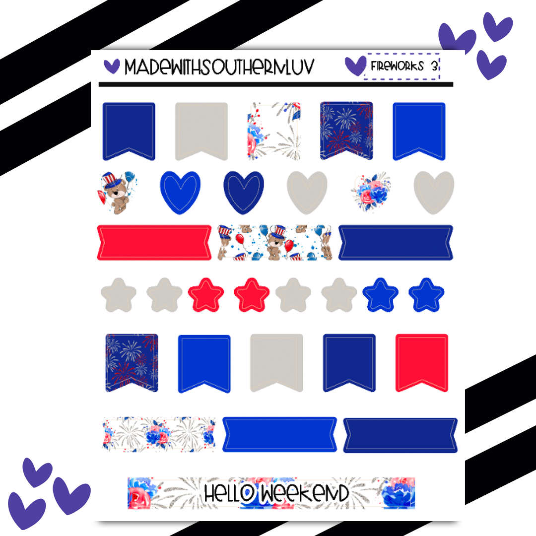 FIreworks - FUNCTIONAL HOBONICHI COUSIN BUNDLE
