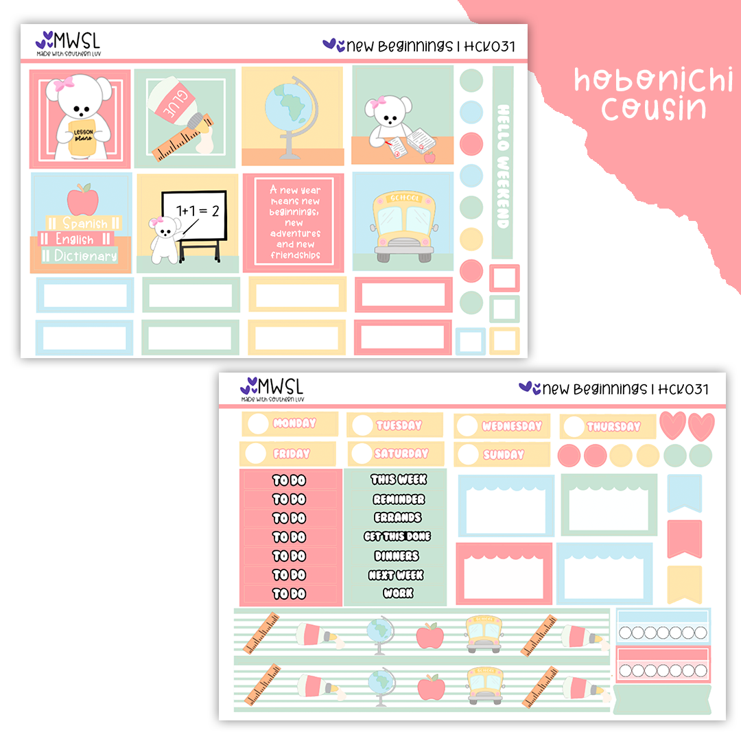HCK031 | NEW BEGINNINGS HOBONICHI COUSIN