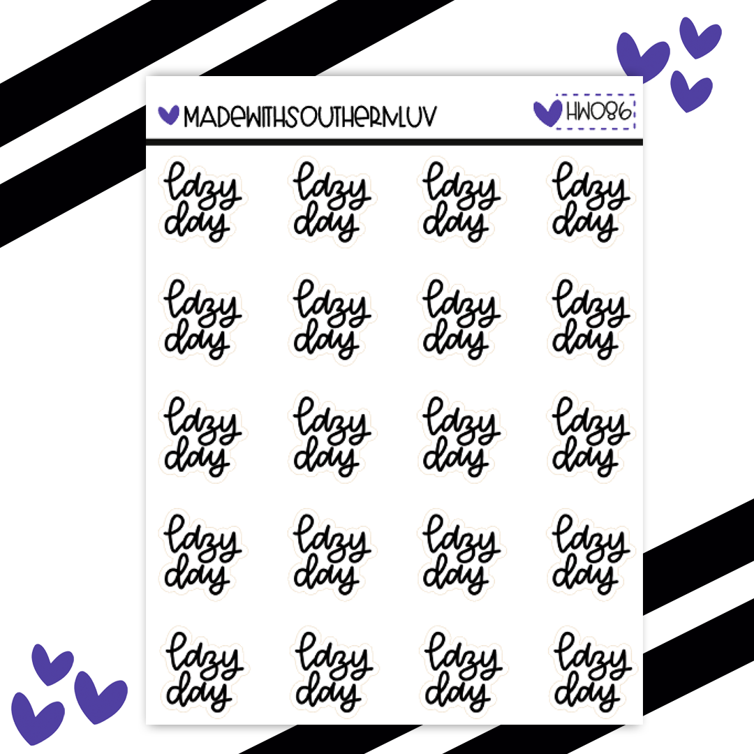 HW089 | LAZY DAY