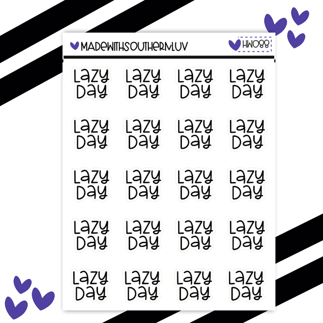 HW089 | LAZY DAY