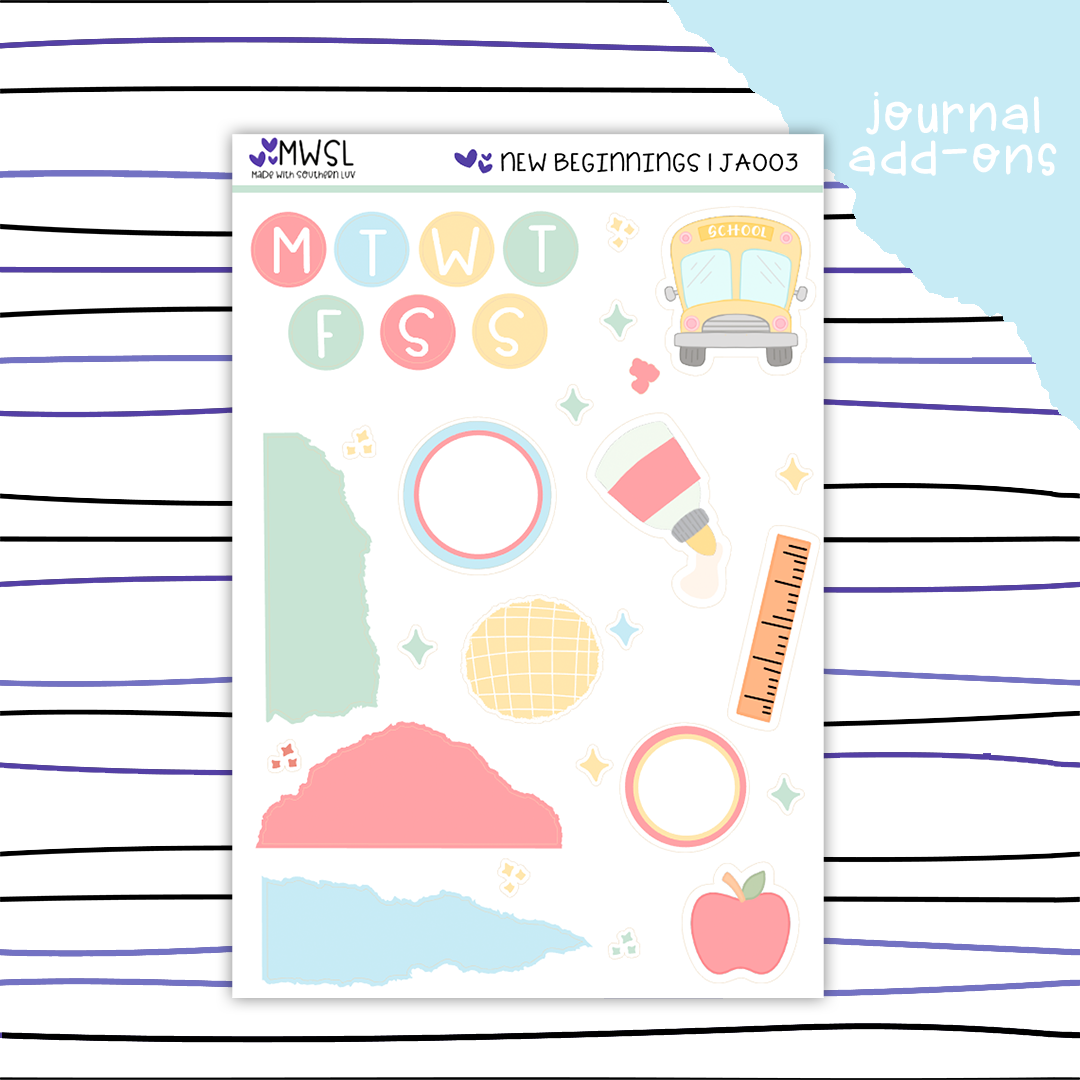 JA003 | NEW BEGINNINGS