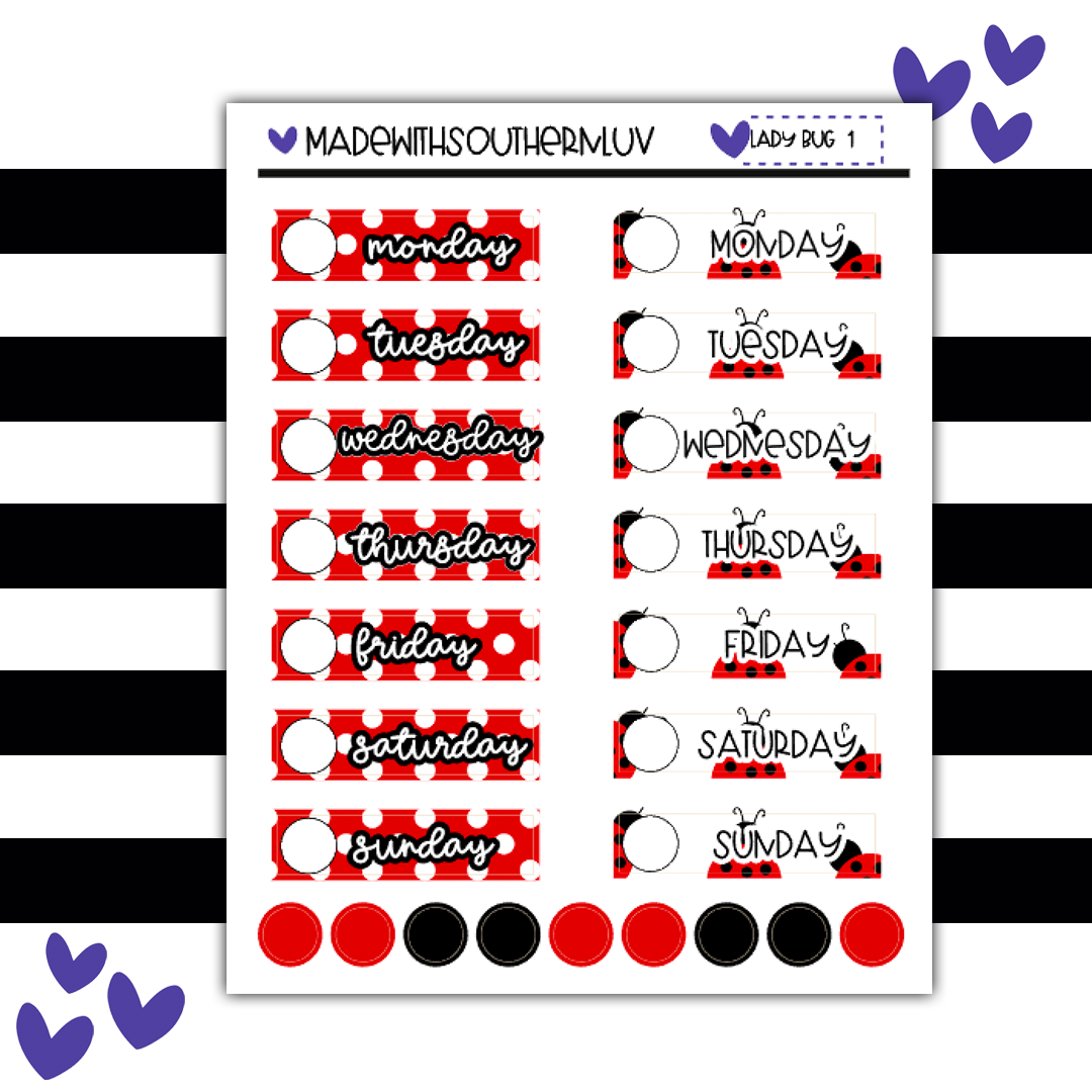 LADY BUG - HOBONICHI COUSIN BUNDLE