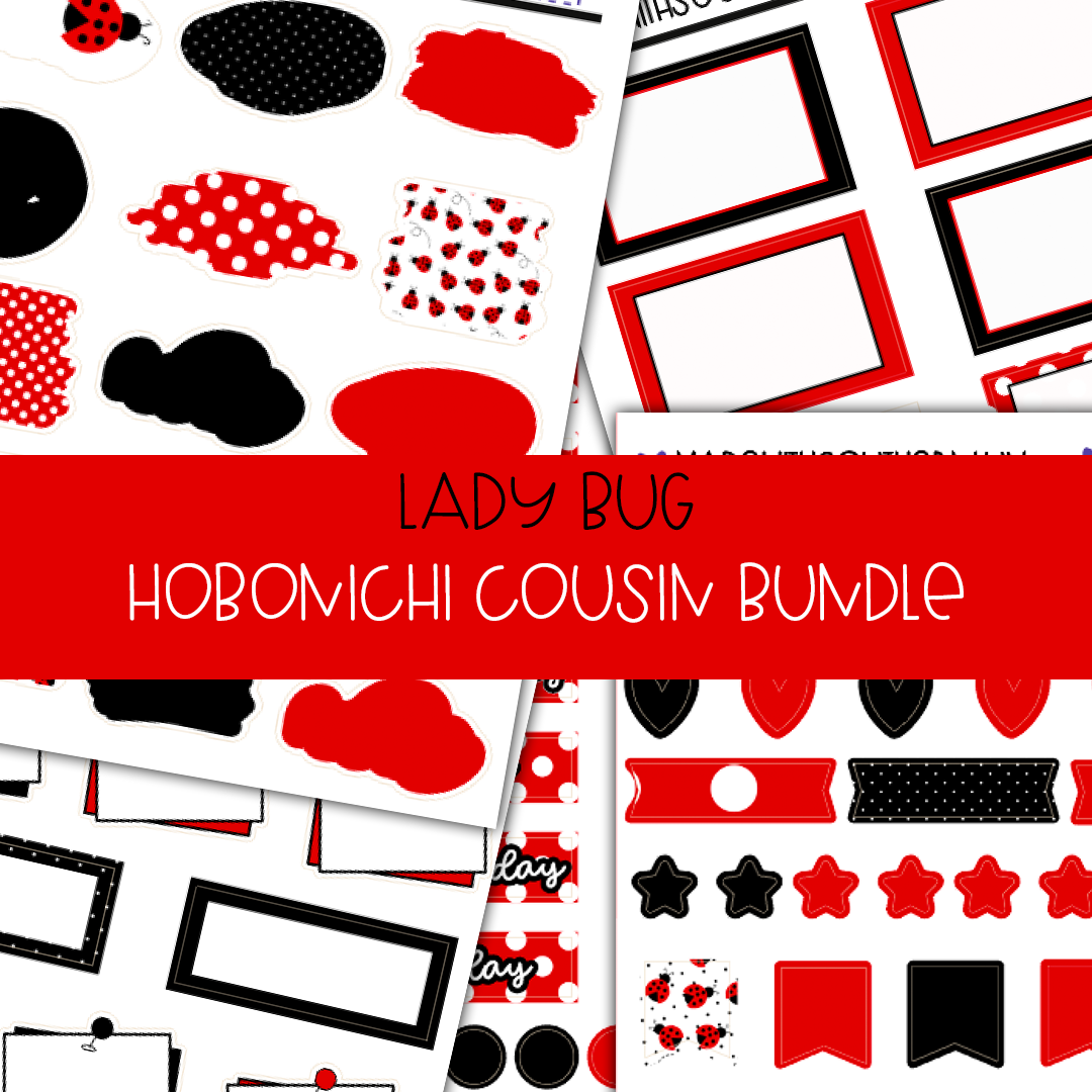LADY BUG - HOBONICHI COUSIN BUNDLE