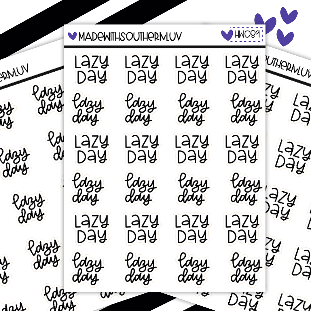 HW089 | LAZY DAY