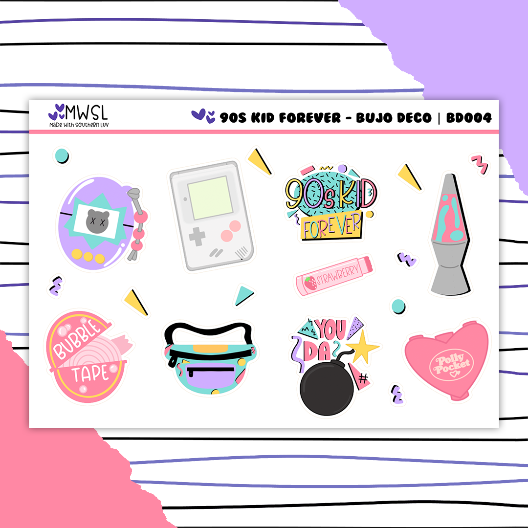 BD004 | 90S KID FOREVER | BUJO DECO