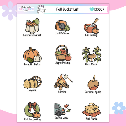 DD007 | FALL BUCKET LIST