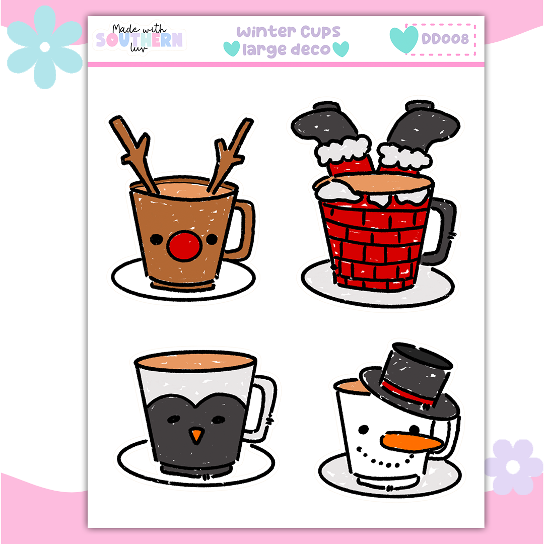 DD008 | WINTER CUPS LARGE DECO